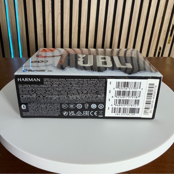 WOW NEW 🔥 JBL HARMAN GO 3 Portable Bluetooth V5.1 Speaker colors Blues Orange - Picture 7 of 8